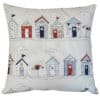 Beach Hut Print Cushion