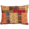Moroccan Patchwork Boudoir Cushion in Terracotta