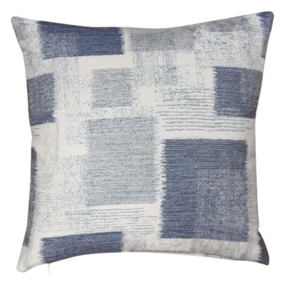 Patchwork Blocks Cushion in Blue