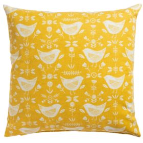 Scandi Geometric Birds Extra-Large Cushion