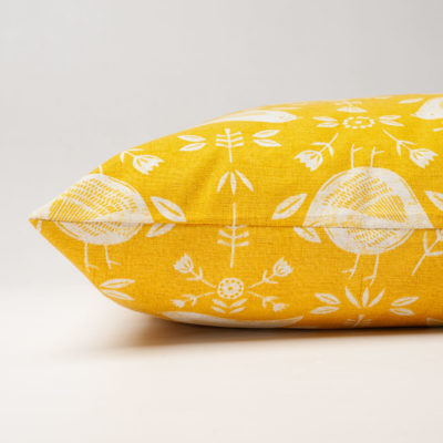 Scandi Geometric Birds Extra-Large Cushion