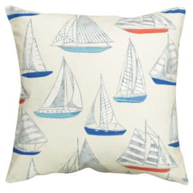Sail Away Yacht Cushion