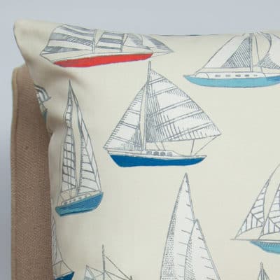 Sail Away Yacht Cushion