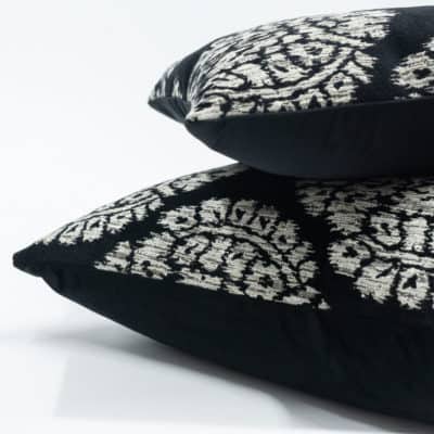 Lynnwood Paisley Cushion Cover in Black