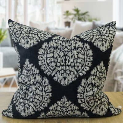 Black linen cushion covers hotsell