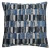 Moderne Art Deco Geo Extra-Large Cushion in Indigo