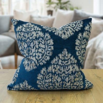 Lynnwood Paisley Cushion Cover in Indigo