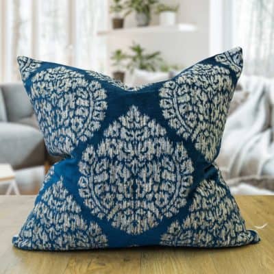 Lynnwood Paisley Extra-Large Cushion Cover in Indigo
