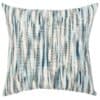 Abstract Paint Splash Cushion in Marine Blue