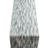 Abstract Paint Splash Table Runner in Marine Blue