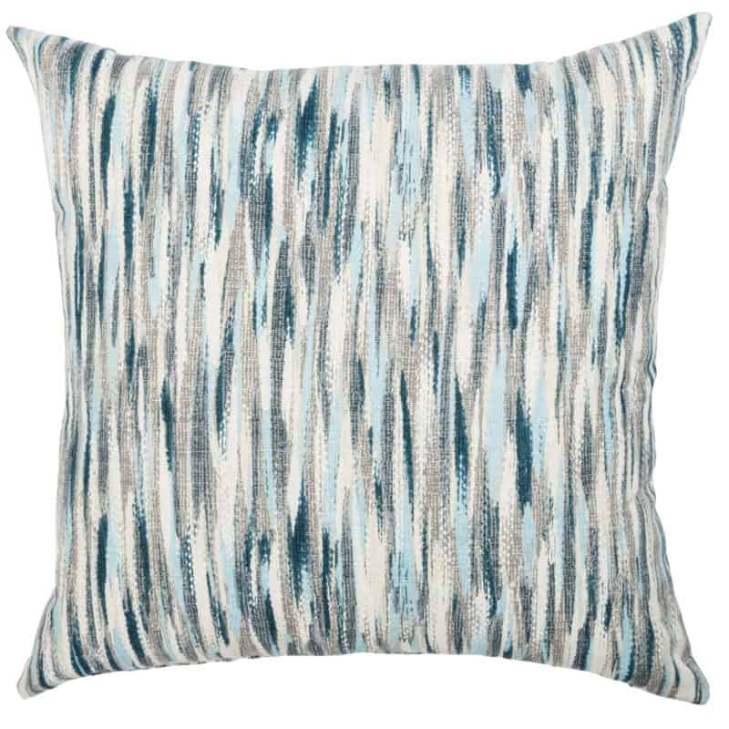 Abstract Paint Splash Extra-Large Cushion in Marine Blue