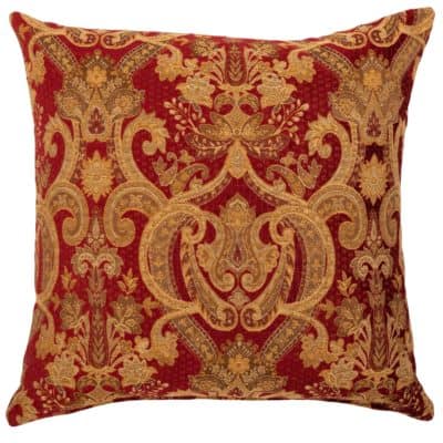 Barroco Extra-Large Cushion Cover in Ruby Red