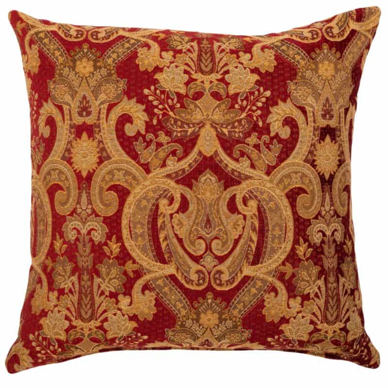 Barroco Extra-Large Cushion Cover in Ruby Red