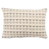 Argyle Boucle Boudoir Cushion in Natural