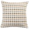 Argyle Boucle Cushion in Ochre Yellow
