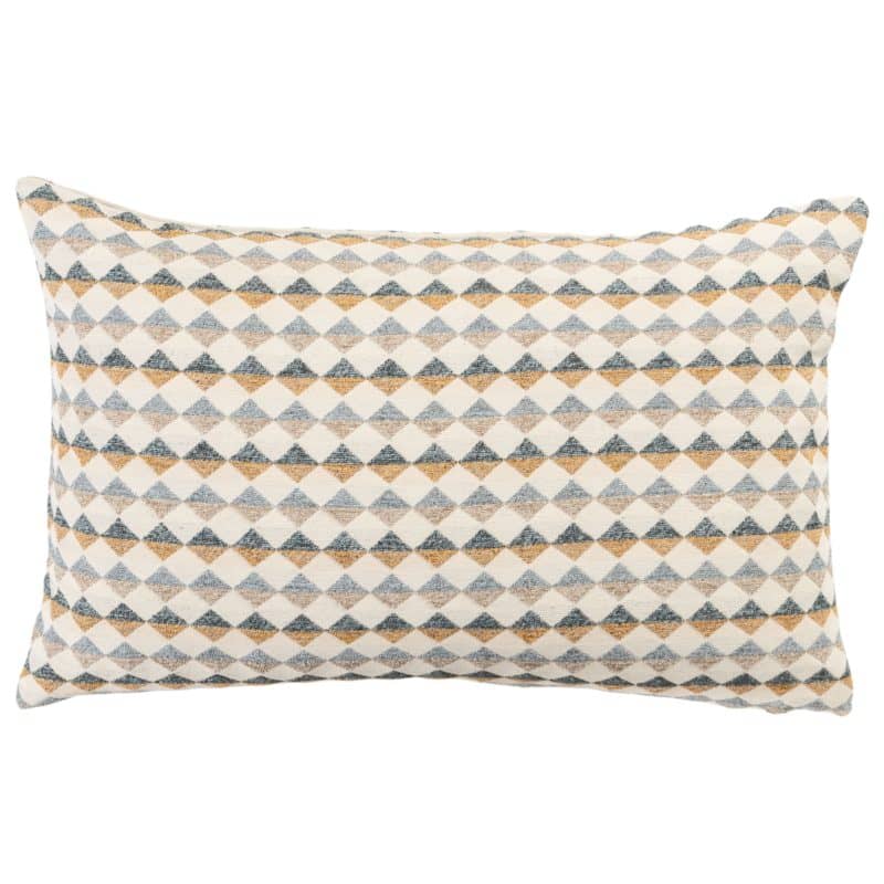 Argyle Boucle XL Rectangular Cushion in Ochre Yellow