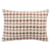 Argyle Boucle Boudoir Cushion in Burnt Orange