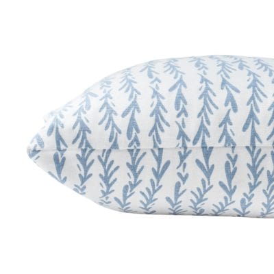 Tide Pool Extra-Large Cushion in Blue on White