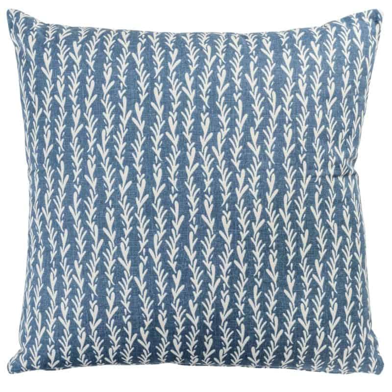 Tide Pool Extra-Large Cushion in White on Blue