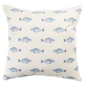 Shoal Fish Print Cushion