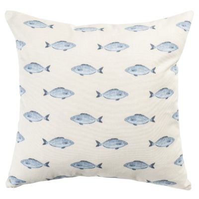 Shoal Fish Print Cushion