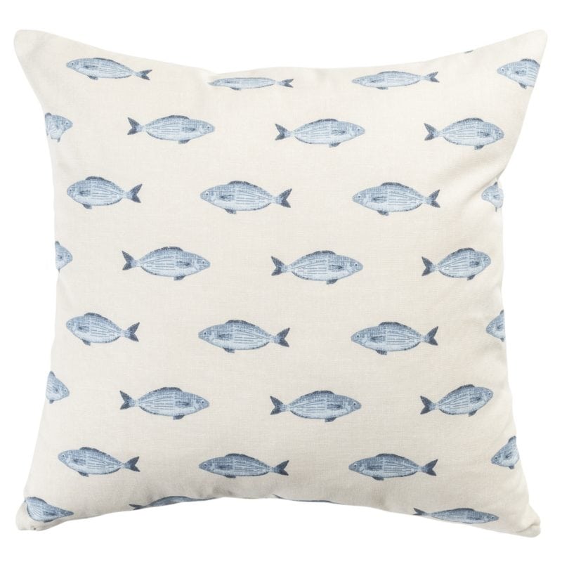 Shoal Fish Print Cushion