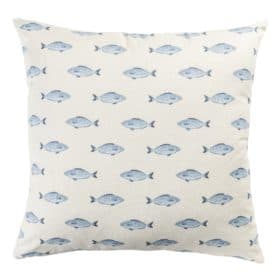 Shoal Fish Print Extra-Large Cushion