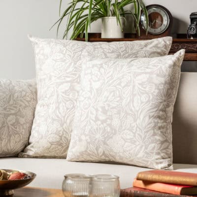 Serene Garden Printed Cushion