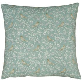 Dainty Songbird Extra-Large Cushion in Duck Egg Blue