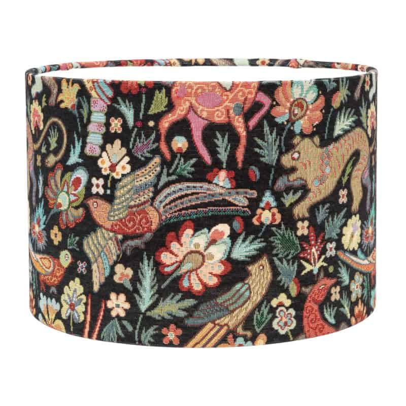 Mythical Animals Lampshade in Black