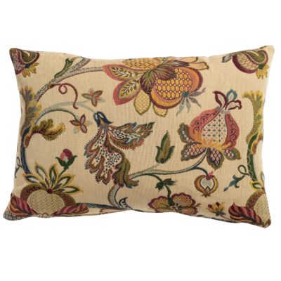 Vintage Tea Rose Boudoir Cushion