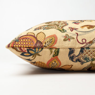 Vintage Tea Rose Boudoir Cushion