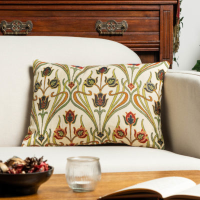 Woven Art Deco Boudoir Cushion