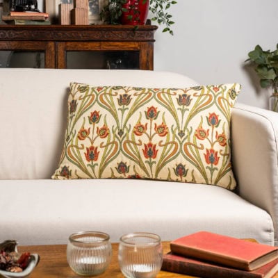 Woven Art Deco XL Rectangular Cushion