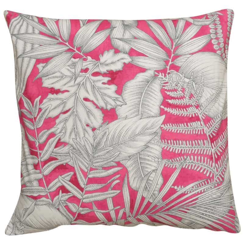 Neon Floral Extra-Large Cushion in Pink