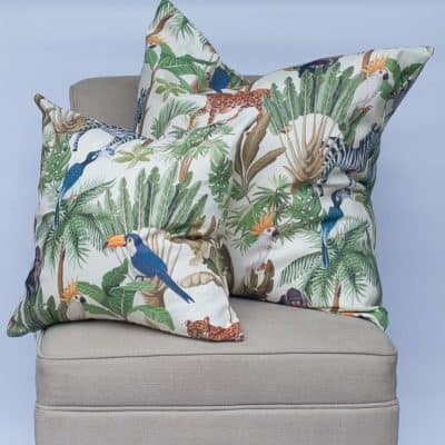 Extra Large Cartoon Jungle Animals Cushion