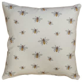 Honey Bee Print Cushion