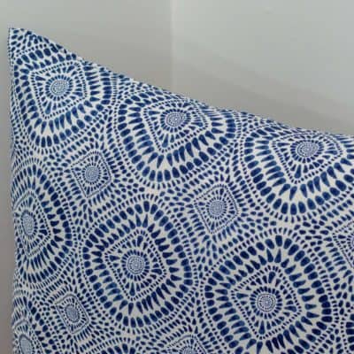 Extra Large Indigo Batik Cushion
