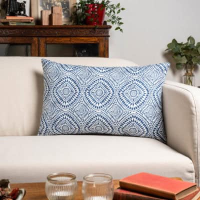 Indigo Batik XL Rectangular Cushion