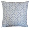 Santorini Linen Blend Cushion in Soft Blue