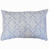 Santorini Linen Blend Boudoir Cushion in Soft Blue