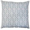 Santorini Linen Blend Extra-Large Cushion in Blue and Pink