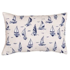 Velero Sailboat Boudoir Cushion