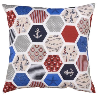 Nautica Marine Print Cushion