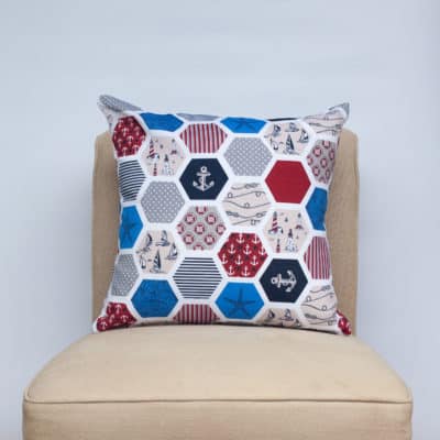 Nautica Marine Print Cushion