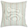 Marina Nautical Stripe Cushion in Aqua Blue