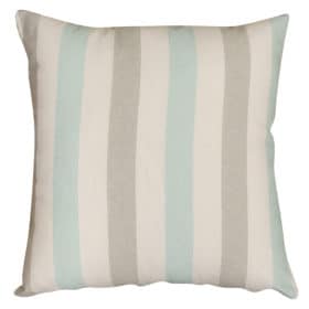 Harbour Stripe Extra-Large Cushion in Aqua