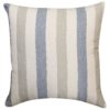 Harbour Stripe Extra-Large Cushion in Denim Blue