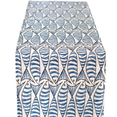 Seaside Sardine Table Runner