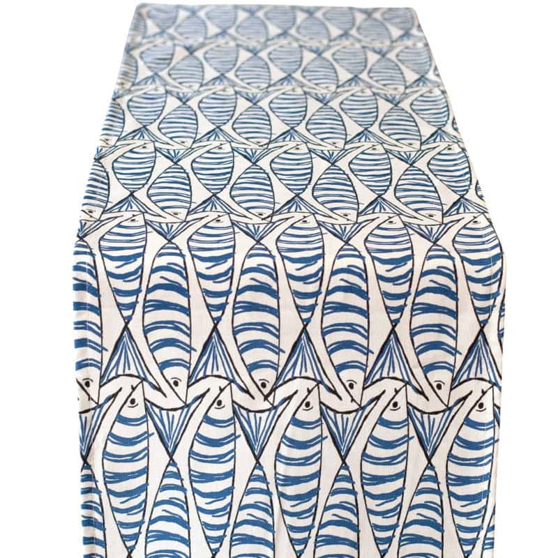 Seaside Sardine Table Runner